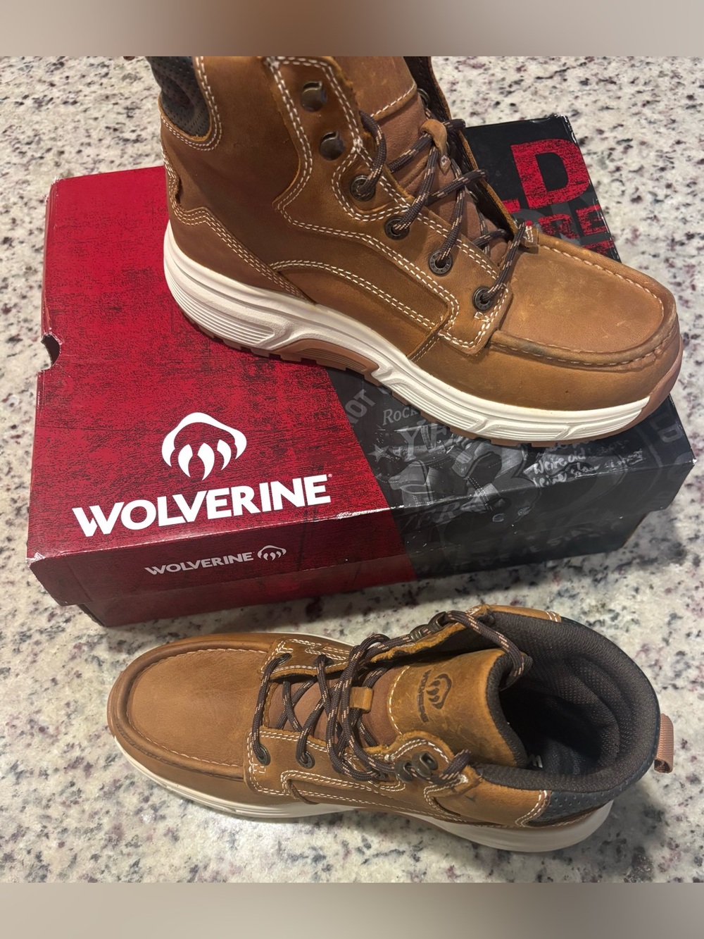 Wolverine Ride Wedge Boots size 8.5M